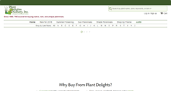 Desktop Screenshot of plantdelights.com
